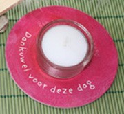 roze onderzetter roze onderzetter