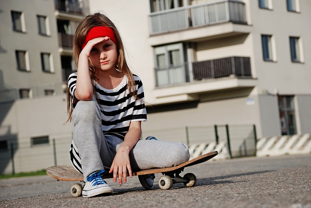 meisje skateboard
